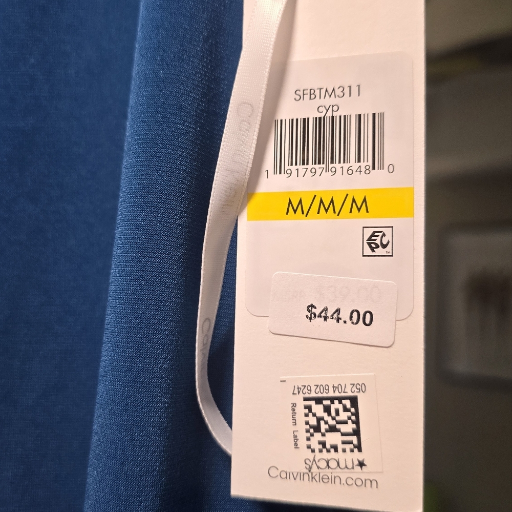 NWT Calvin Klein Womens teal Sleeveless Top - Picture 7 of 7